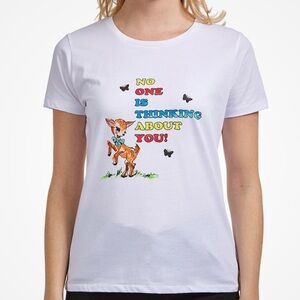 IDEA X NADIA LEE COHEN NO ONE IS THINKING ABOUT YOU T-SHIRT